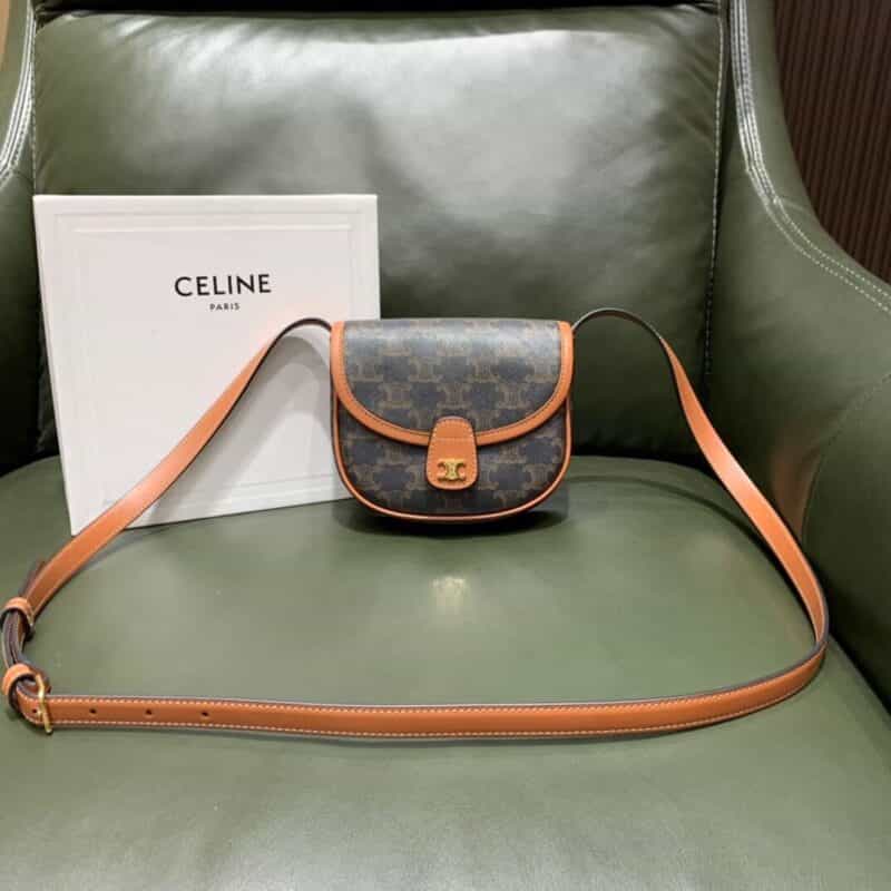 Celine思琳 Mini Besace 马鞍包 196702老花
