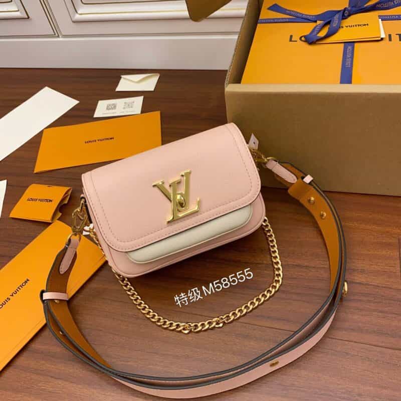 Louis Vuitton LV Lockme Tender Bag M58555粉色