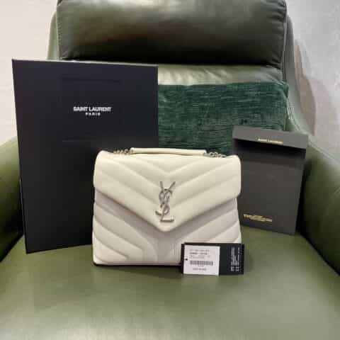 Saint laurent Ysl LouLou Y形挎包 494699白色