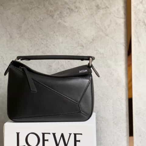 LOEWE罗意威 Puzzle bag 小号几何包 0189黑色24CM