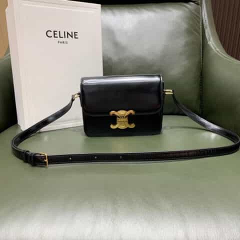 Celine思琳 Teen Triomphe Bag 188423黑色