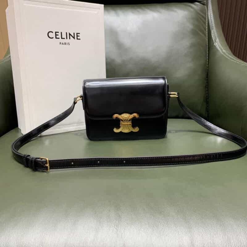 Celine思琳 Teen Triomphe Bag 188423黑色
