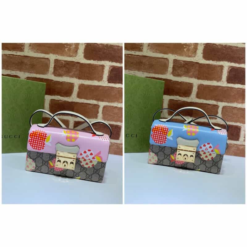 GUCCI古驰Padlock系列心苹果图案迷你手袋652683