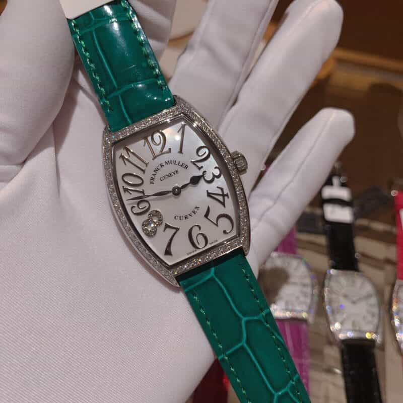 法兰克穆勒 酒桶型女士石英腕表 CINTREE CURVEX系列