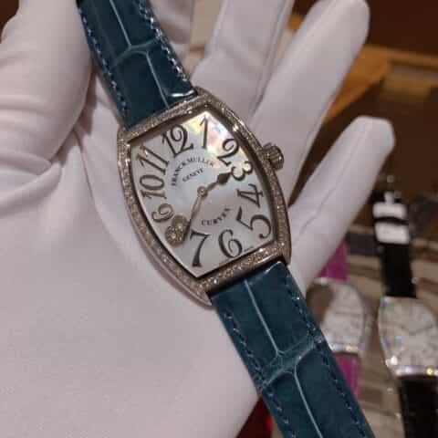 法兰克穆勒 酒桶型女士石英腕表 CINTREE CURVEX系列