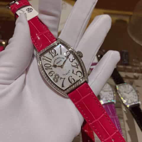 法兰克穆勒 酒桶型女士石英腕表 CINTREE CURVEX系列