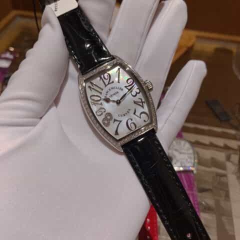 法兰克穆勒 酒桶型女士石英腕表 CINTREE CURVEX系列