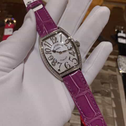 法兰克穆勒 酒桶型女士石英腕表 CINTREE CURVEX系列