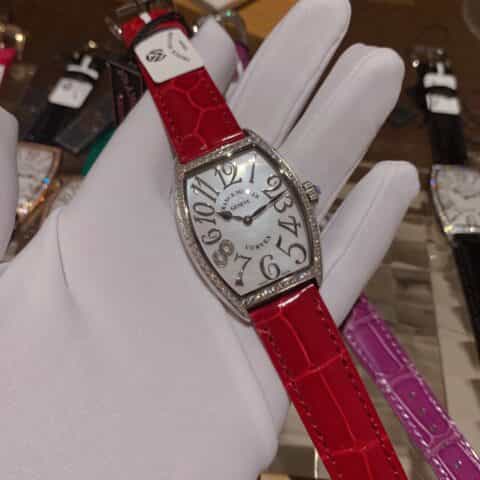 法兰克穆勒 酒桶型女士石英腕表 CINTREE CURVEX系列