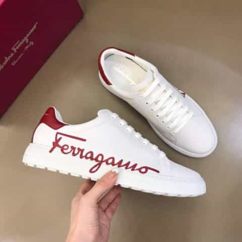 salvatore Ferraga*o菲拉格慕  2021新品男士低帮绑带休闲鞋