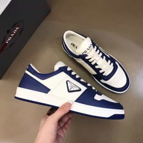 PRADA/普拉达  P 家奢品、2021男士时尚运动系列皮革运动鞋