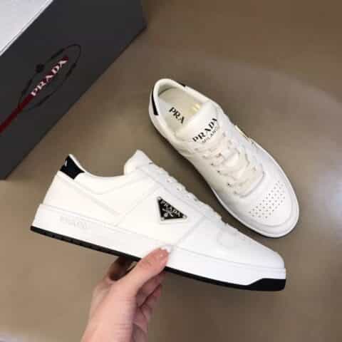 PRADA/普拉达  P 家奢品、2021男士时尚运动系列皮革运动鞋