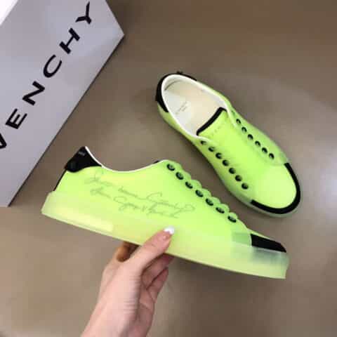 Givenchy纪梵希    新款Spectre白色印花透明PVC低帮运动鞋