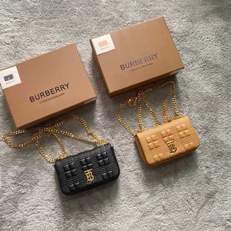 Burberry巴宝莉意大利鞣制羔羊皮Lola – 萝纳包