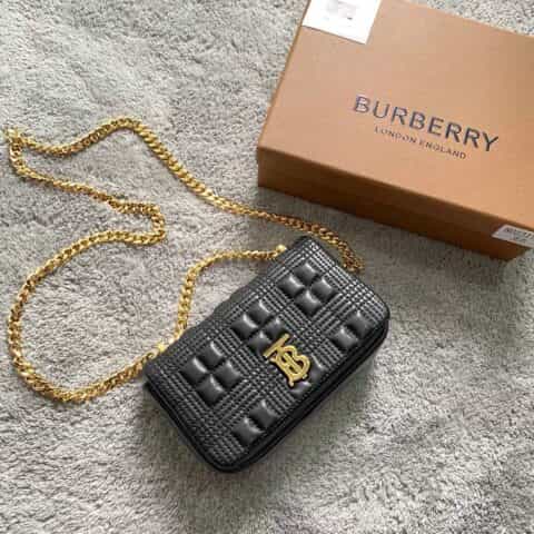 Burberry巴宝莉意大利鞣制羔羊皮Lola – 萝纳包