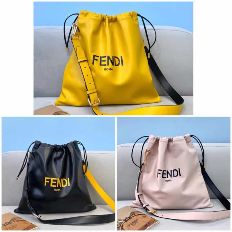 FENDI芬迪字母印花大号肩背包8355L