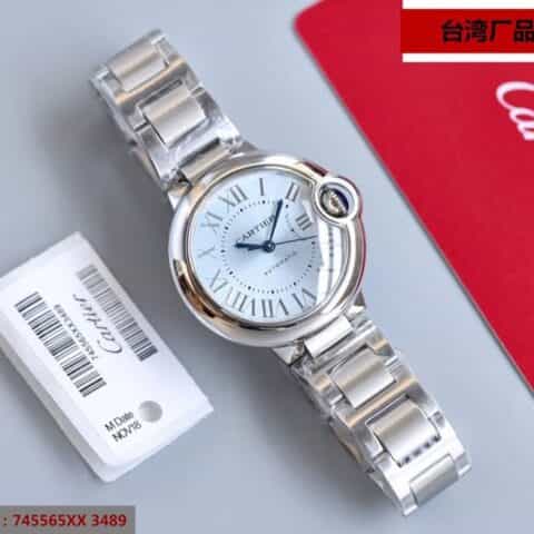 台湾厂蓝气球V12版本33mm日本西铁城全自动机械Ballon Bleu de Cartier腕表