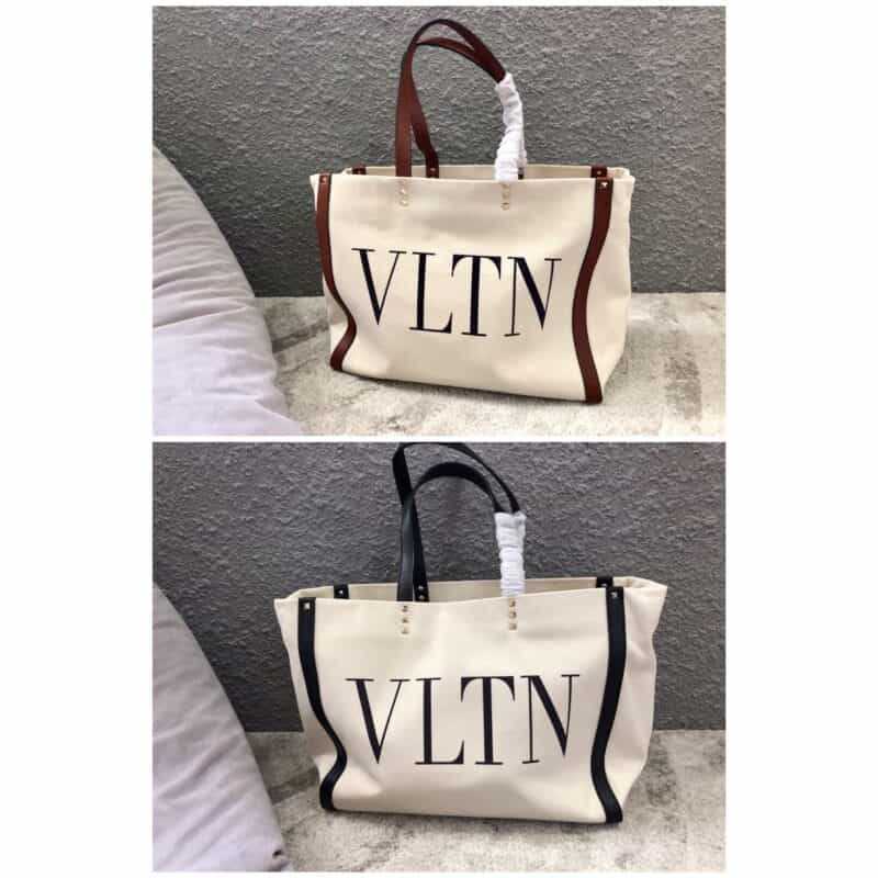 Valentino华伦天奴帆布款购物袋0978
