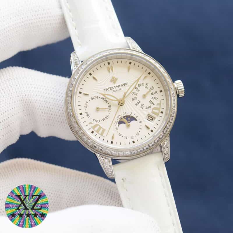 百达翡丽小红书爆款搭配进口9100多功能机芯采用18k品质炉内真空电镀腕表