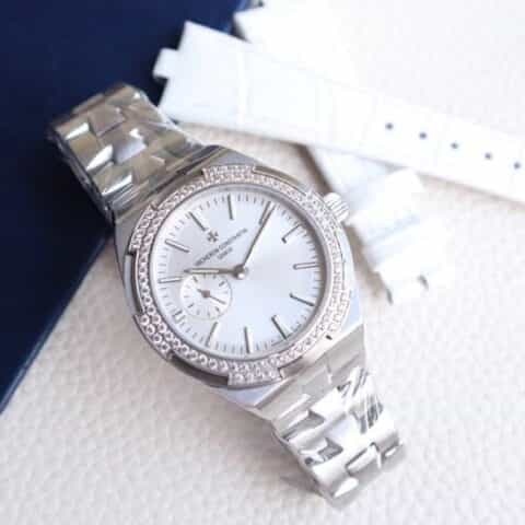 Vacheron Constantin江诗丹顿纵横四海系列OVERSEAS女款小号型v2版钢带款Cal.5300机芯腕表