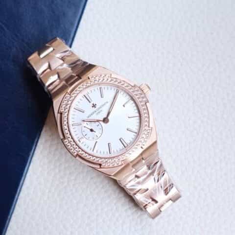 Vacheron Constantin江诗丹顿纵横四海系列OVERSEAS女款小号型v2版钢带款Cal.5300机芯腕表
