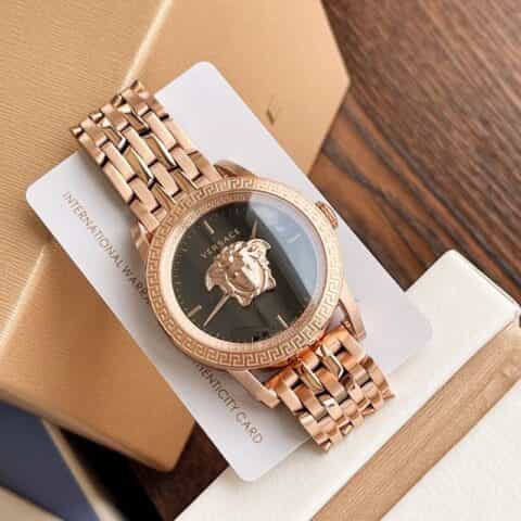 VERSACE范思哲verd系列专柜最新款神秘时间石英男表