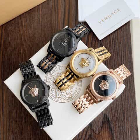 VERSACE范思哲verd系列专柜最新款神秘时间石英男表