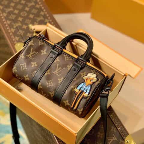 Louis Vuitton LV Keepall Nano 男士手袋 M80201