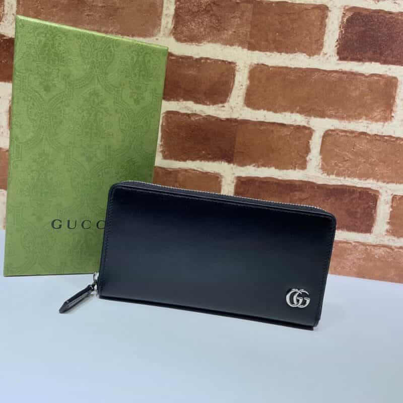 GUCCI古驰GG Marmont系列皮革全拉链式钱包428736