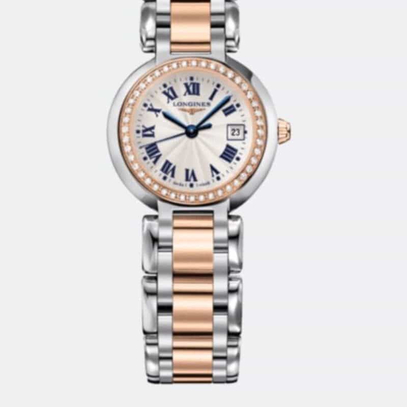 浪琴心月 L81105796 18k玫瑰金电镀浪琴系列-休闲时尚女士石英腕表