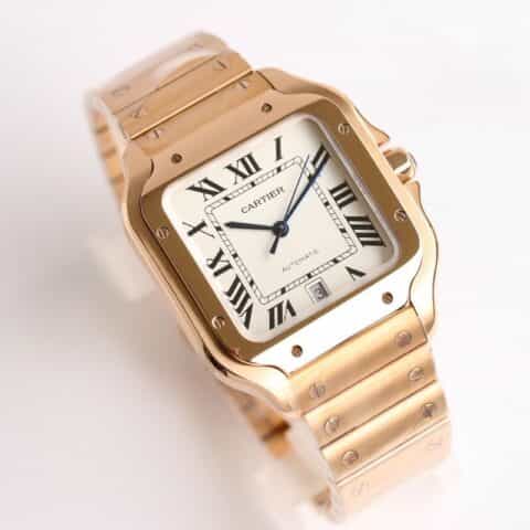 卡地亚MIYOTA9015自动上链式机芯Santos de Cartier腕表