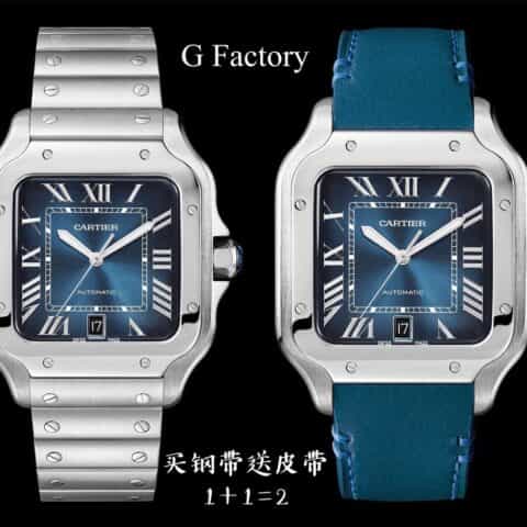 卡地亚MIYOTA9015自动上链式机芯Santos de Cartier腕表