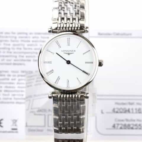 浪琴岚嘉系列超薄原装Cal.L420 瑞机士芯腕表