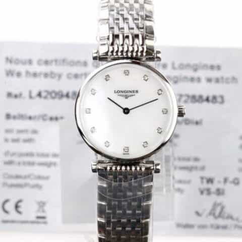 浪琴岚嘉系列超薄原装Cal.L420 瑞机士芯腕表