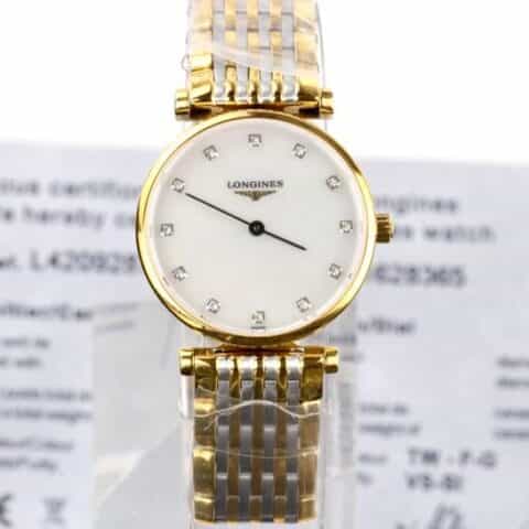 浪琴‮岚嘉‬系列超薄原装Cal.L420 瑞‮机士‬芯腕表