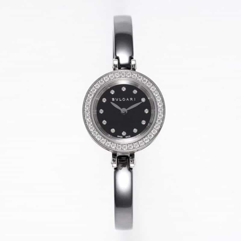 宝格丽B.zero1陶瓷腕表的漩涡状无表冠蛇形系列女表