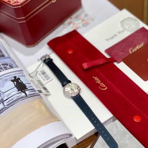 DR厂卡地亚白气球系2021年全新镶钻表盘尺寸30mm -26mm腕表