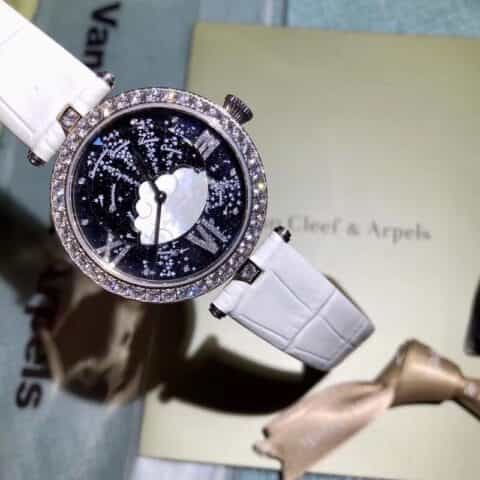 梵克雅宝•许愿 全年12次流星雨绘于表盘 十二星座系列 Lady Arpels Heures Filantes腕表