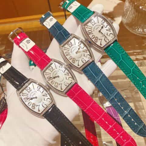 法兰克穆勒 酒桶型女士石英腕表 CINTREE CURVEX系列