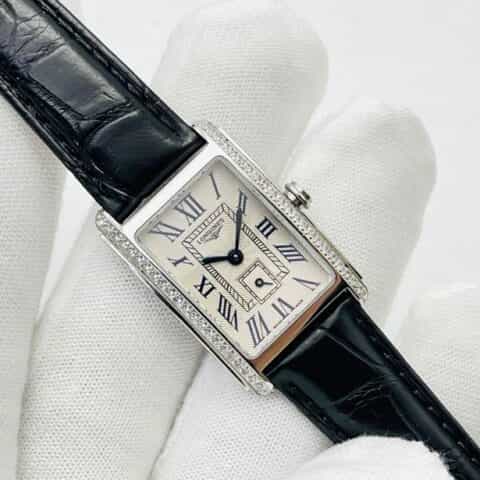 V2升级版浪.琴表黛绰维纳鳄鱼皮系列L178石英机芯腕表