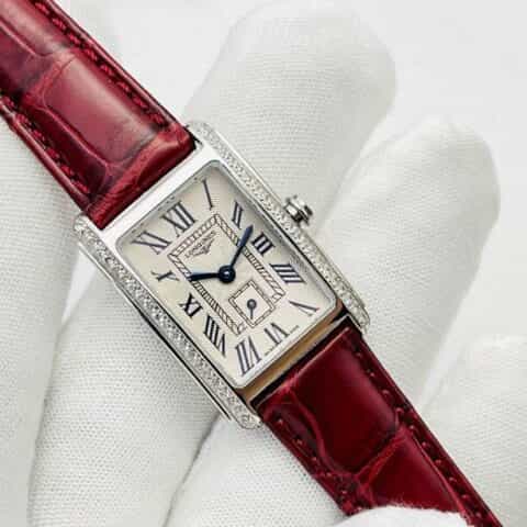 V2升级版浪.琴表黛绰维纳鳄鱼皮系列L178石英机芯腕表