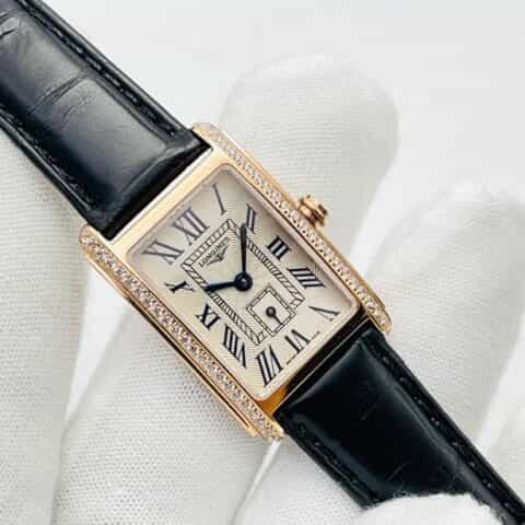 V2升级版浪.琴表黛绰维纳鳄鱼皮系列L178石英机芯腕表