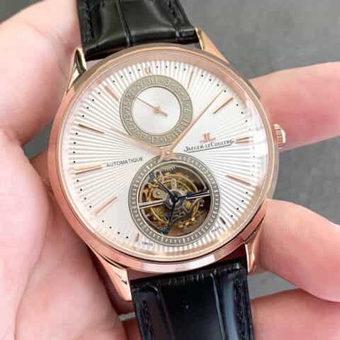 新品积家大师系列 型號13234E1機芯cal.978 自動上鍊Tourbillon中軸陀飞轮日期顯示系列腕表