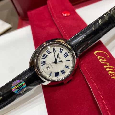 31mm 白玫鳄鱼皮 DR厂卡地亚钥匙系列  小号31密底 进口自动机械机芯