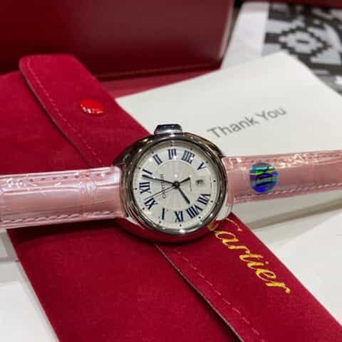 31mm 白玫鳄鱼皮 DR厂卡地亚钥匙系列  小号31密底 进口自动机械机芯