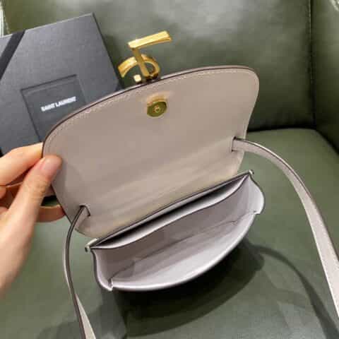 Saint laurent Ysl Kaia Small 马鞍包 619740奶油白