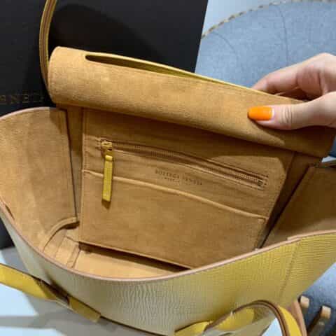 Bottega Veneta Arco 33 bag 580725掌纹糖果黄
