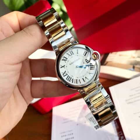 卡地亚Cardier表径36mm18k电镀黄金款坦克Tank石英机芯腕表