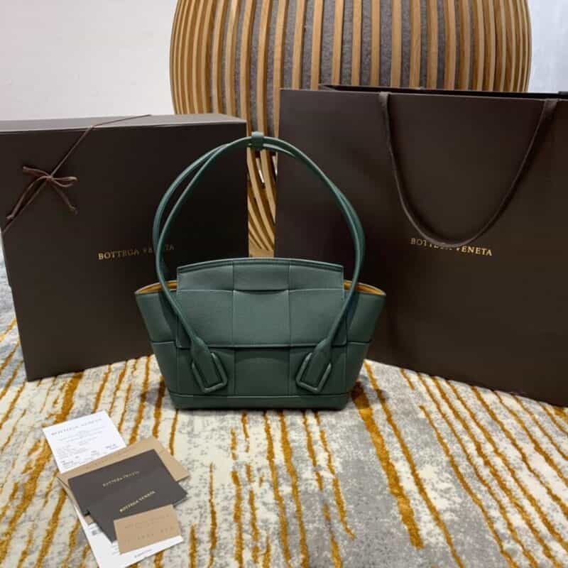Bottega Veneta The Arco 33 bag 575943荔枝纹松石绿