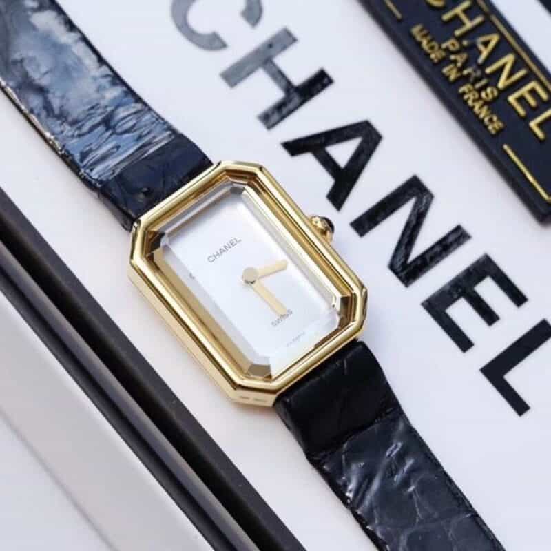 香奈儿 Chanel黑金方糖腕表